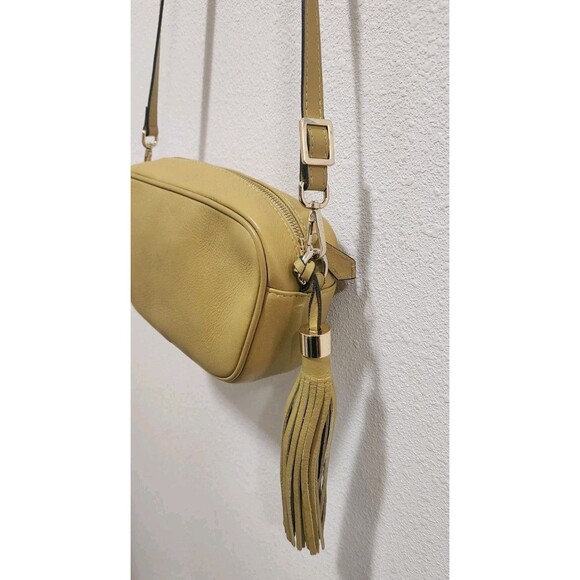 Valentino By Mario Valentino Mia Embossed Leather Crossbody Bermuda Green - Picture 8 of 10